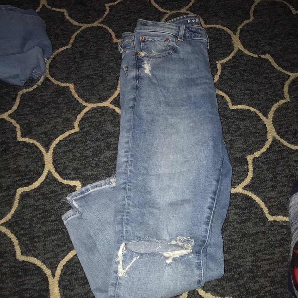AE ripped skinny jeans